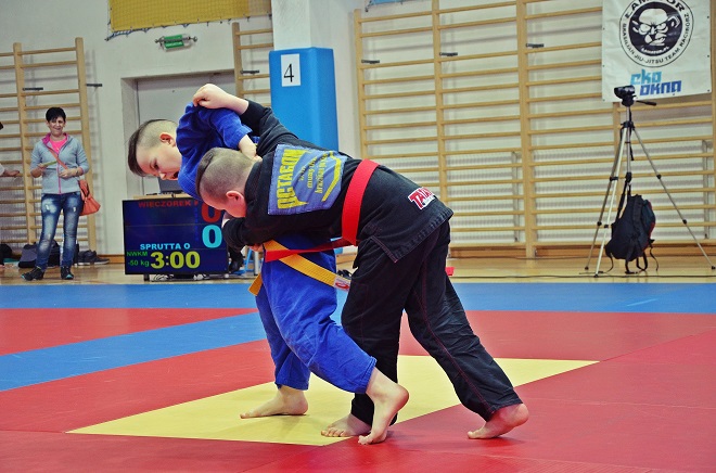 Łącznie 9 medali Ogólnopolskiej Ligi Dzieci i Młodzieży Jiu-Jitsu zdobyli zawodnicy wodzisławskiego Octagon Team
